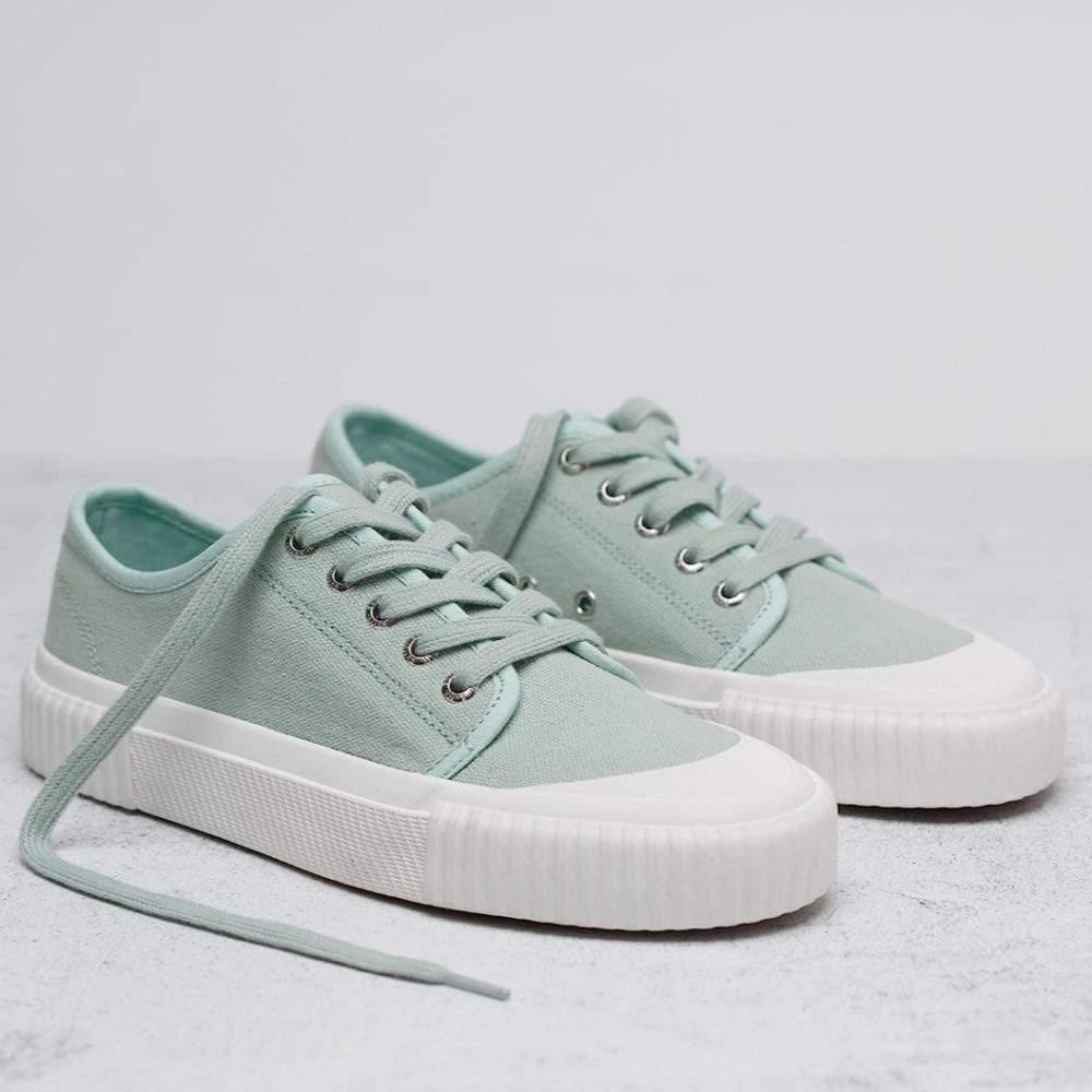 🔸️NIB Guffy Olive Green The Spicewood Canvas Sneakers Size 8